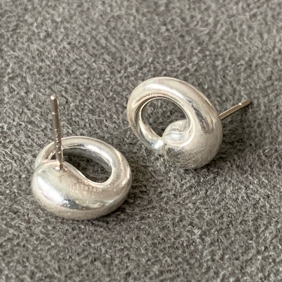 Tiffany Elsa Peretti Circle Pendant & Earrings - Picture 4 of 6